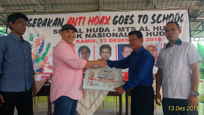 Gerakan Anti Hoax Goes to School Isi Masa Libur Al Huda